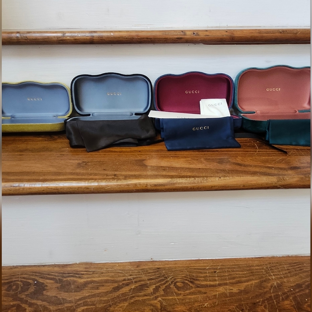 Gucci Multicolor Eyeglass Case Collection